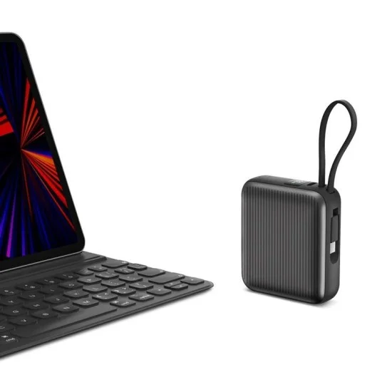 Energea Integra Mini 35, 10000Mah Powerbank With Built In Usb-C Cable Pd35W  - Gun